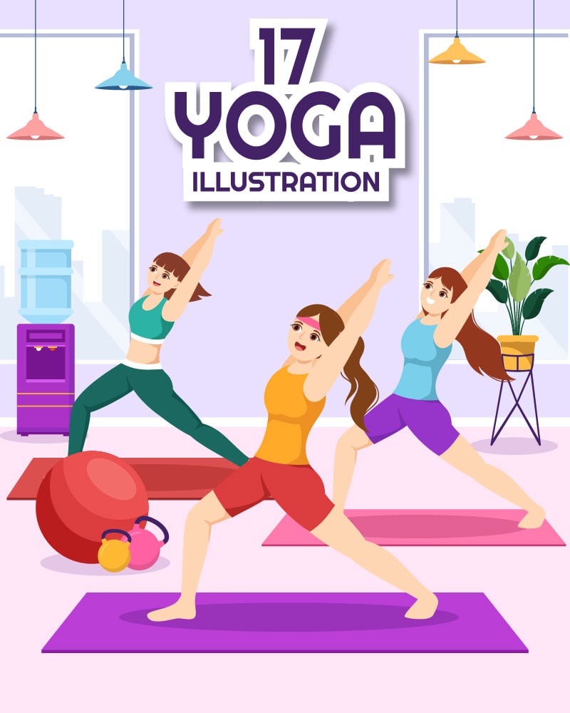 Kit Graphique #307496 Yoga Relaxation Divers Modles Web - Logo template Preview