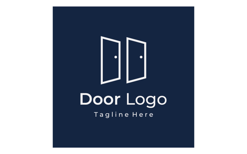 Door Logo vector business vector 2 Logo Template