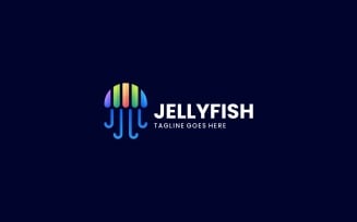 Jellyfish Gradient Colorful Logo 1