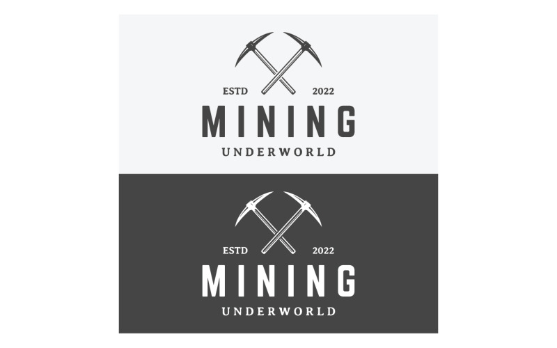 Mining tool logo vector element business 7 Logo Template