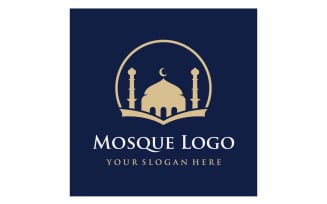 Mosque Logo vector template vector 7