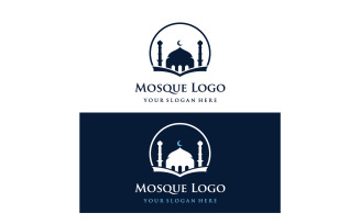 Mosque Logo vector template vector 9