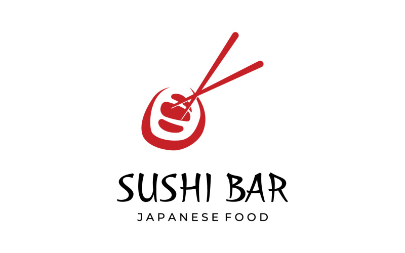 Sushi food japan logo vector 10 Logo Template