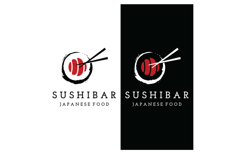 Sushi food japan logo vector 11 Logo Template