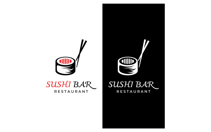 Sushi food japan logo vector 16 Logo Template