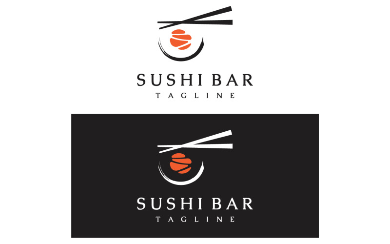 Sushi food japan logo vector 17 Logo Template