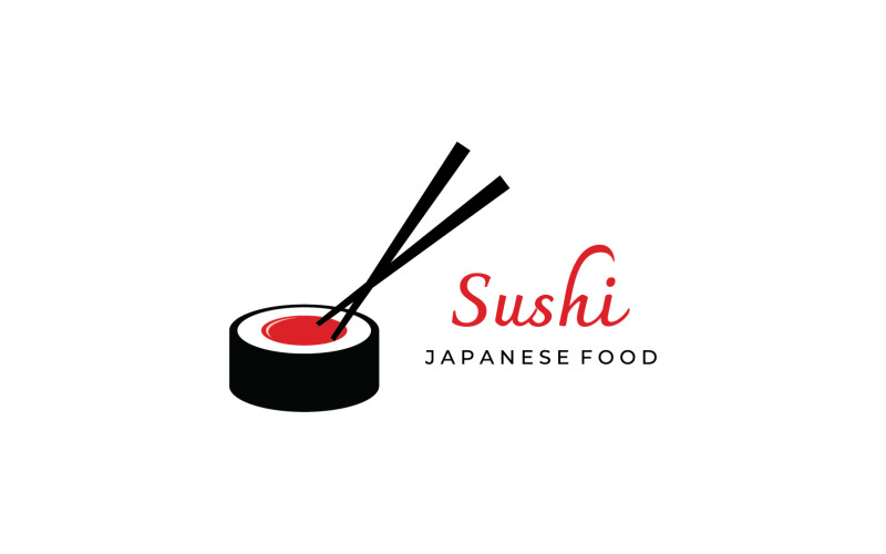 Sushi food japan logo vector 3 Logo Template
