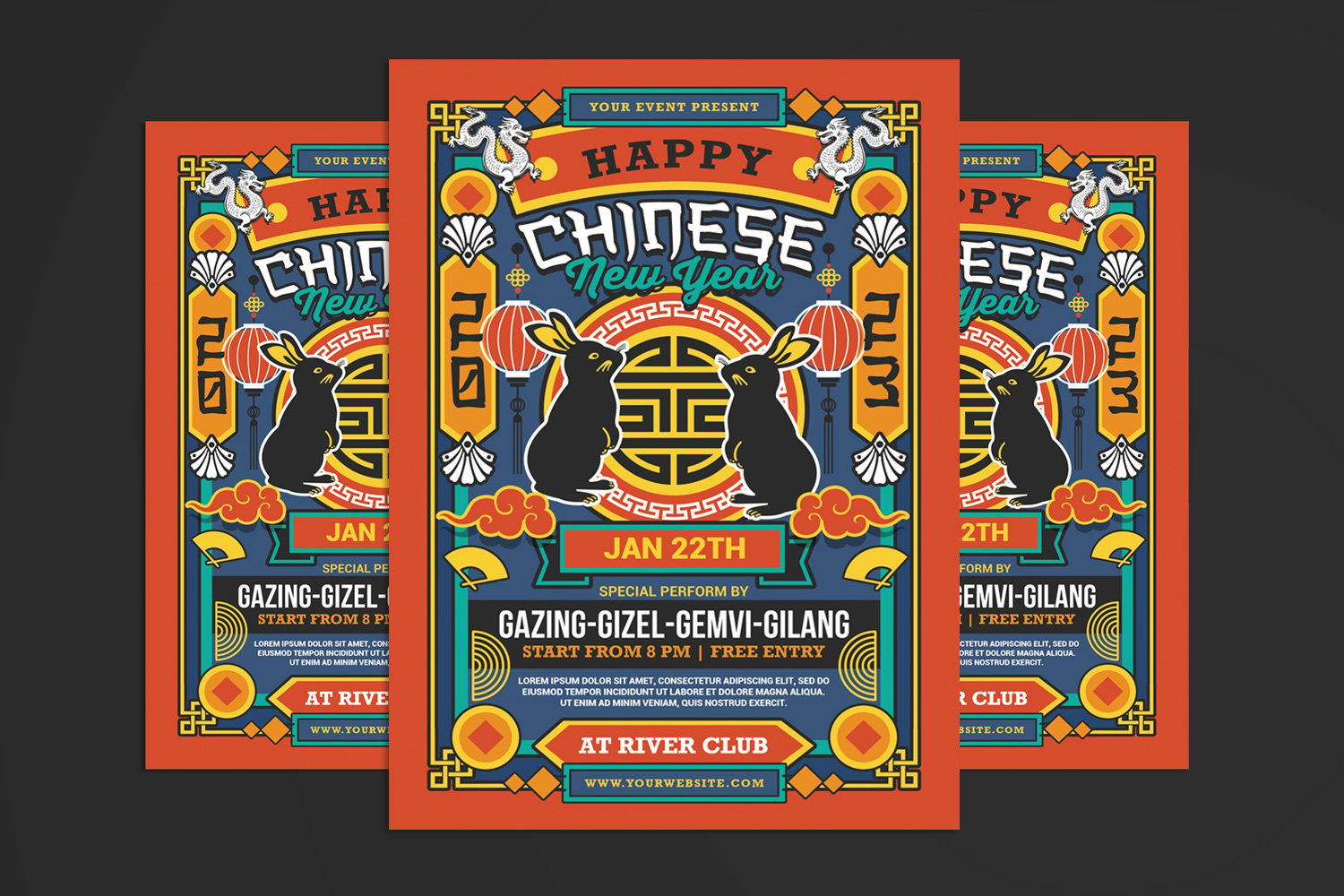 Kit Graphique #307516 Chinese Nouveau Web Design - Logo template Preview