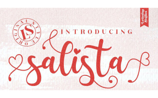 Salista Script Font - Salista Script Font