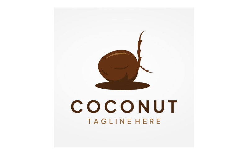 Coconut fruits fresh drink logo 7 Logo Template