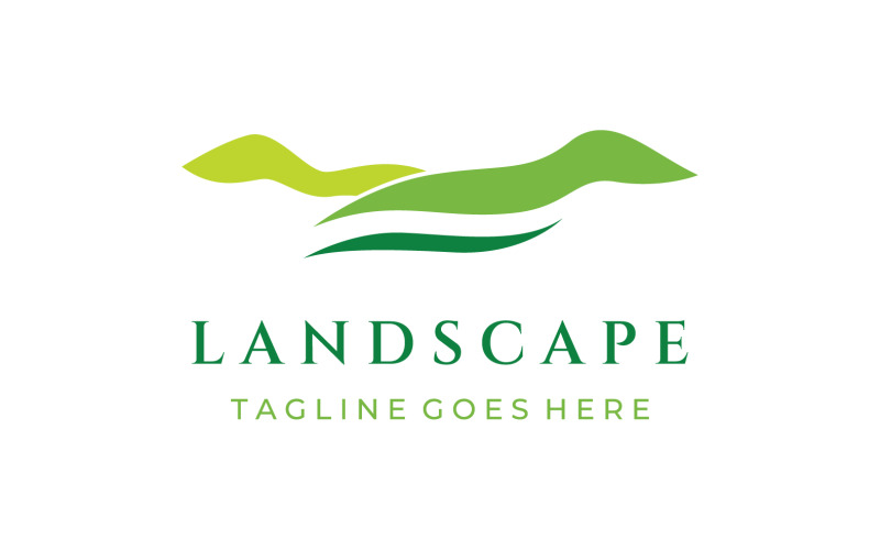 Landscape agriculture ocean sun logo 7 Logo Template