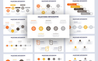 Milestones Infographic PowerPoint Template