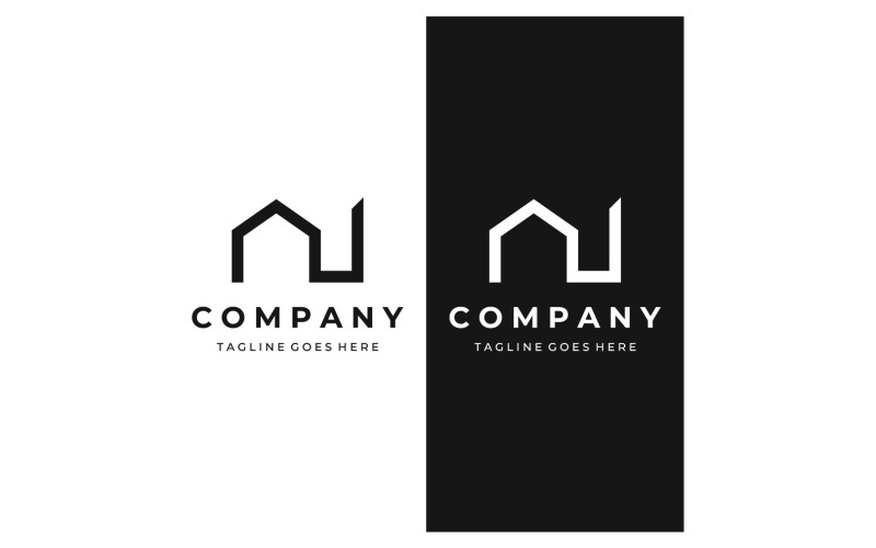 Property house home building sell logo 3 Logo Template