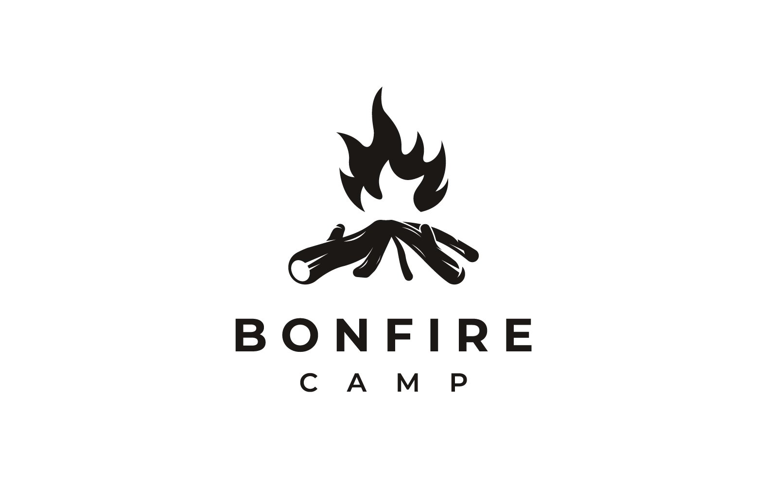 Template #307898 Campfire Sign Webdesign Template - Logo template Preview