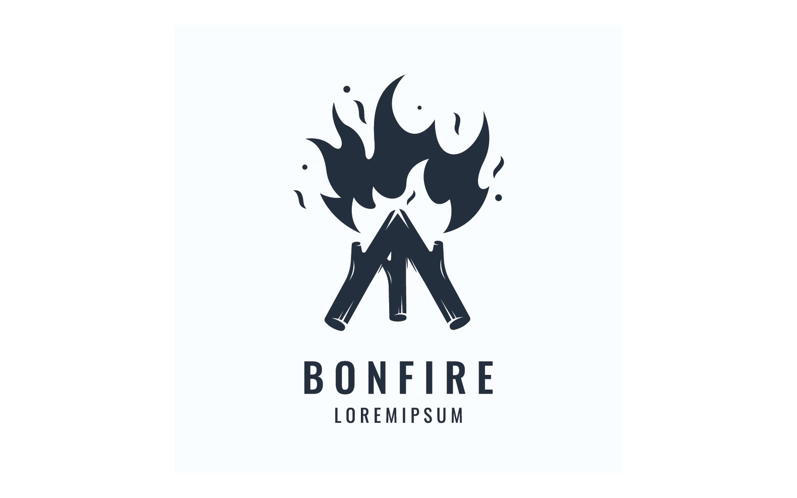 Template #307899 Campfire Sign Webdesign Template - Logo template Preview