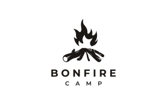 Campfire bonfire logo fire logo 1
