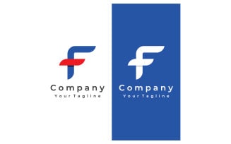 F letter initial company name business slogan 16
