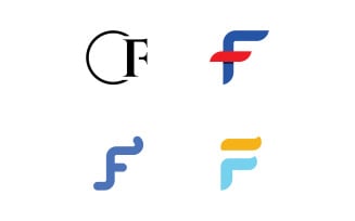 F letter initial company name business slogan 19