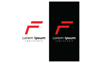 F letter initial company name business slogan 2