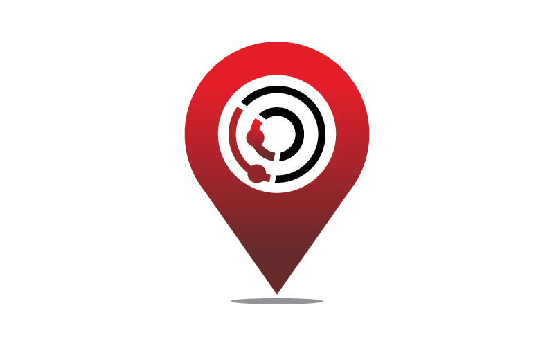 Global Positioning Application Logo Logo Template