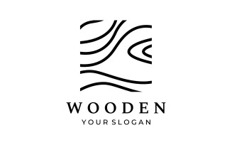 Wooden furniture work logo vector 4