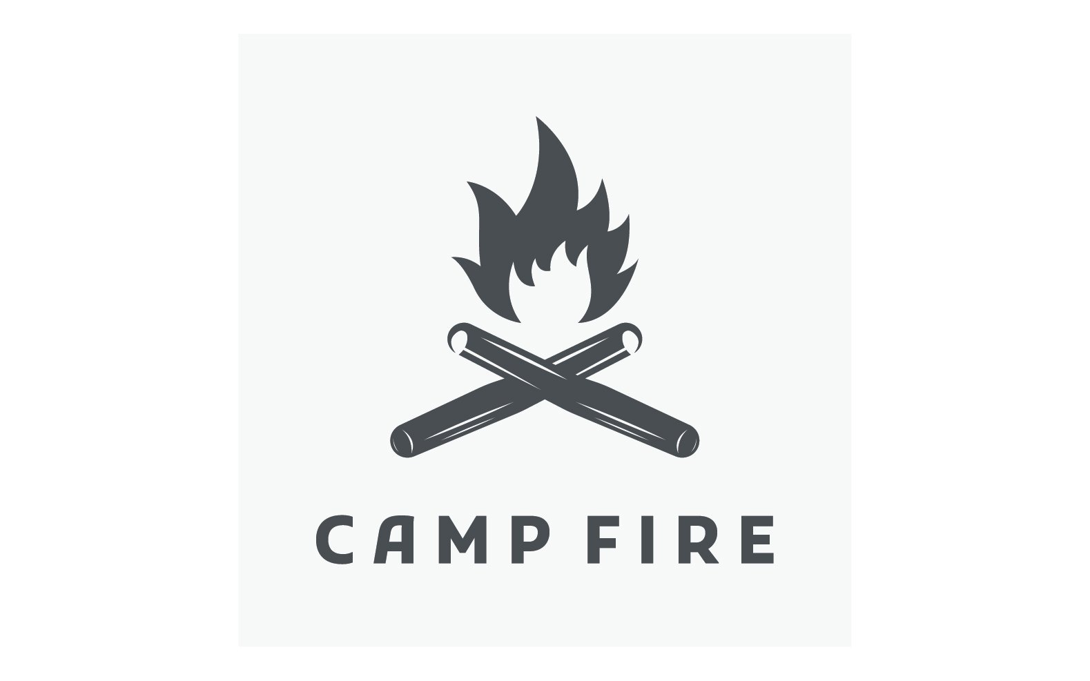 Template #307901 Campfire Sign Webdesign Template - Logo template Preview