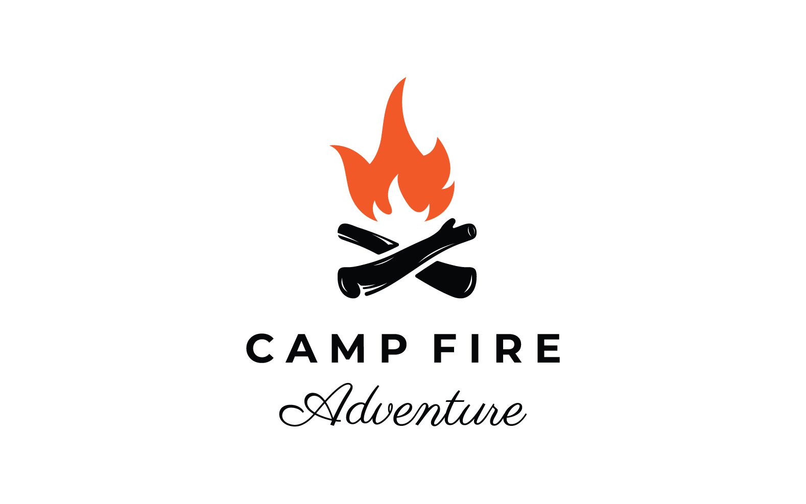 Template #307903 Campfire Sign Webdesign Template - Logo template Preview