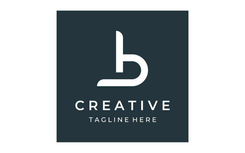B letter initial vector design 1 Logo Template