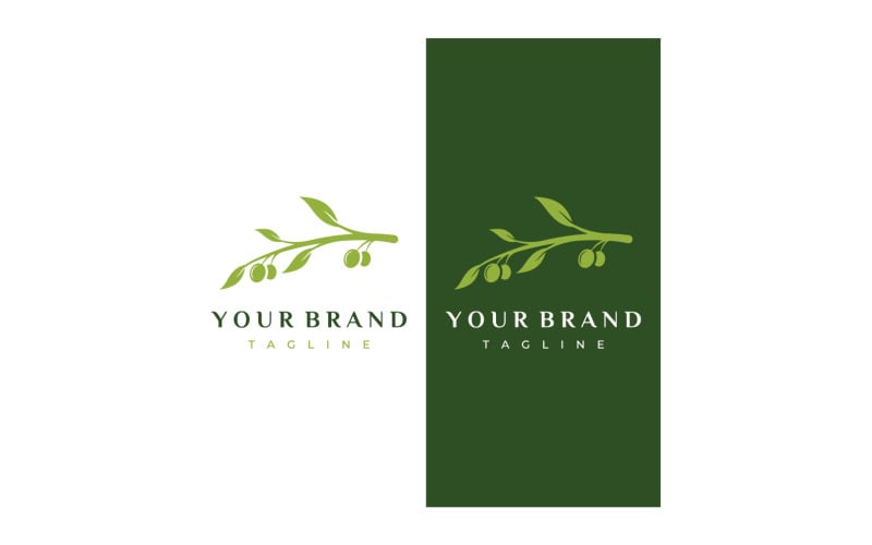 Olive oil tree logo vector 11 Logo Template