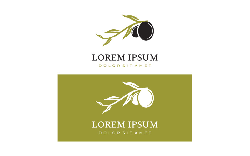 Olive oil tree logo vector 15 Logo Template