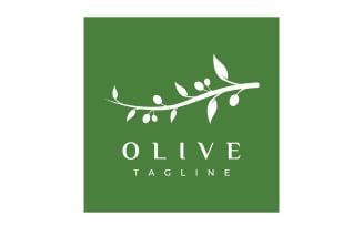 Olive oil tree logo vector 1
