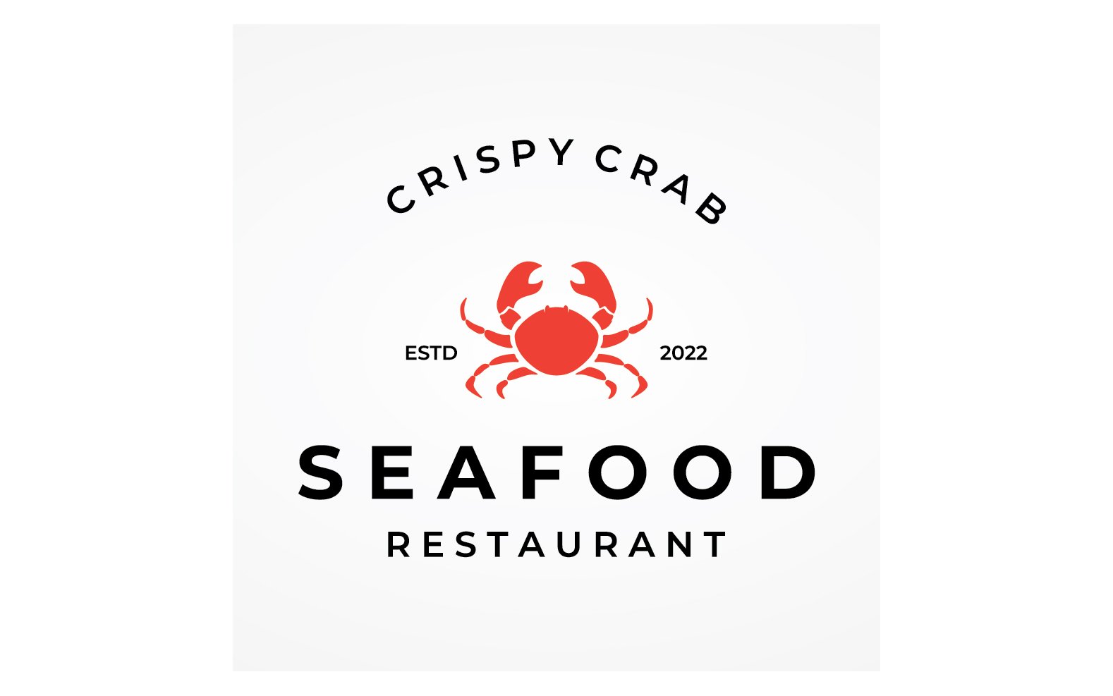 Template #308060 Seafood Crab Webdesign Template - Logo template Preview