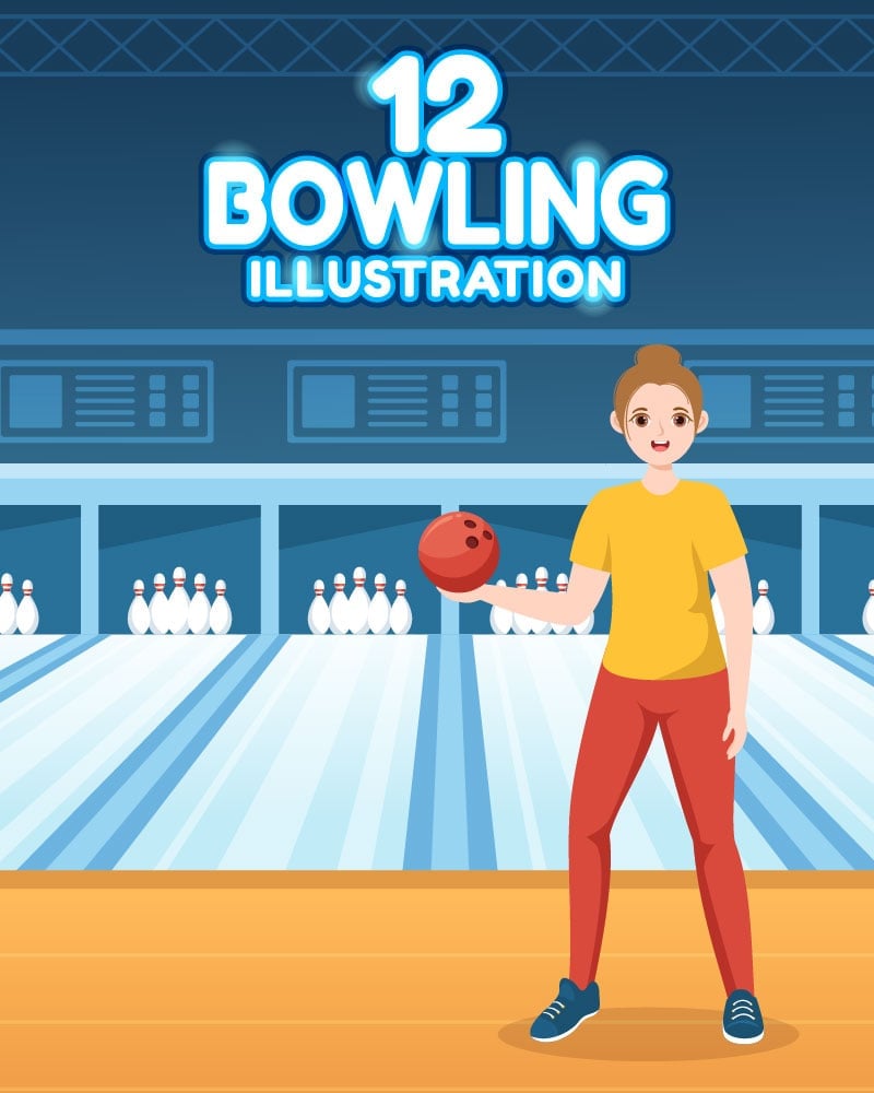 Kit Graphique #308096 Bowling Strike Divers Modles Web - Logo template Preview