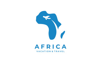 African map symbol logo vector 4