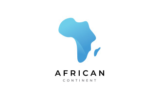 African map symbol logo vector 7