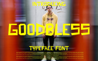 Godbless - Modern Display Font