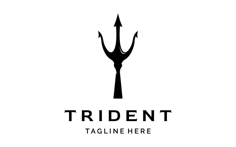 Magic trident trisula poseidon vector 3 Logo Template
