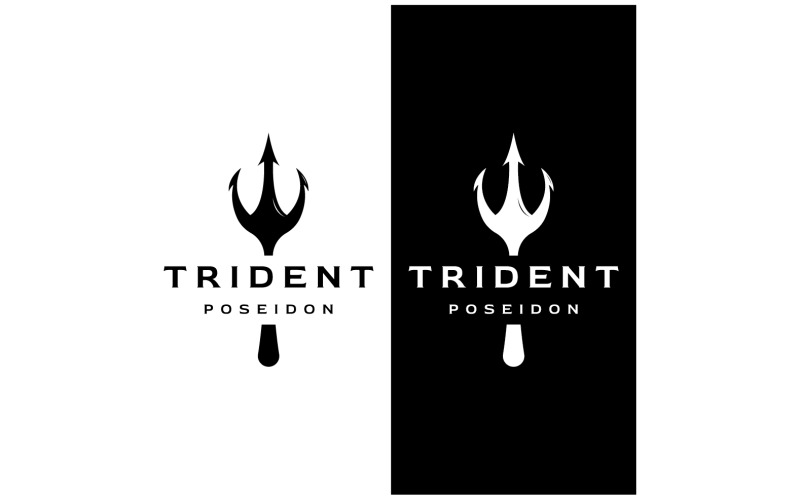 Magic trident trisula poseidon vector 5 Logo Template