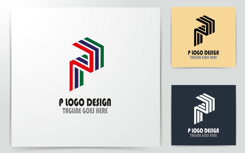 P Logo Design ( P Letter Logo ) Logo Template