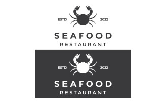 Seafood crab food fresh logo 10