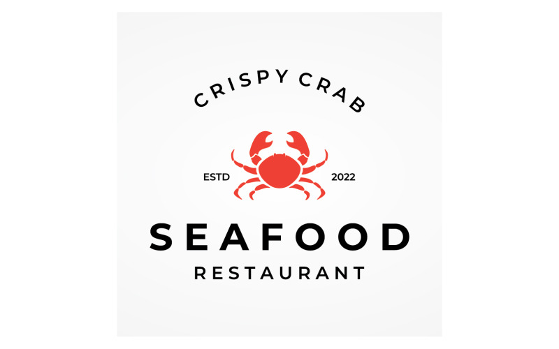 Seafood crab food fresh logo 2 Logo Template