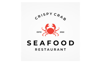 Seafood crab food fresh logo 2