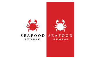 Seafood crab food fresh logo 7