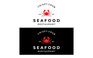 Seafood crab food fresh logo 8