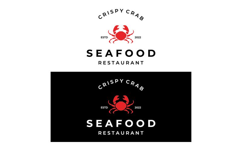 Seafood crab food fresh logo 8 Logo Template