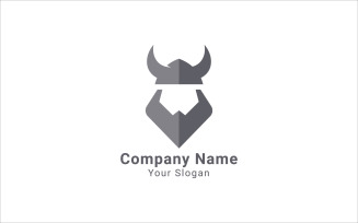 Viking Head Logo, Horn Logo