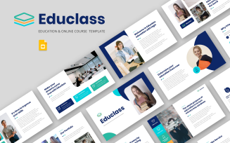 Educlass - Education & Online Course Google Slide Template