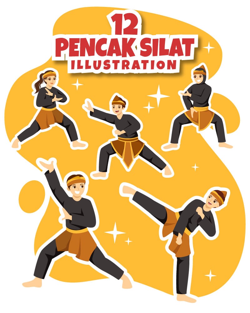 Kit Graphique #308201 Silat Martial Web Design - Logo template Preview