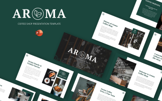 Aroma - Coffee Shop & Cafe Powerpoint Template