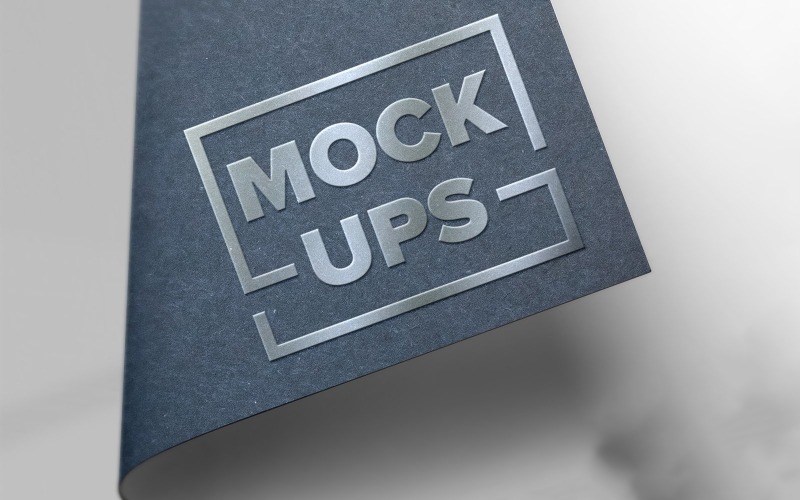 Metallic & Gold Logo Mock-Ups Product Mockup